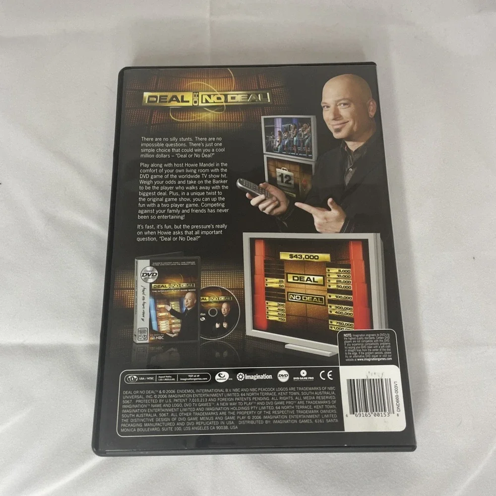 Deal or No Deal DVD Interactive Game Brand NIB 2006 Howie Mandel NEW & SEALED